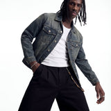 SKYLINE DENIM JACKET RAW - Benevierre