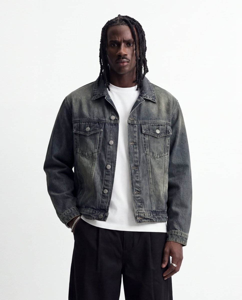 SKYLINE DENIM JACKET RAW - Benevierre