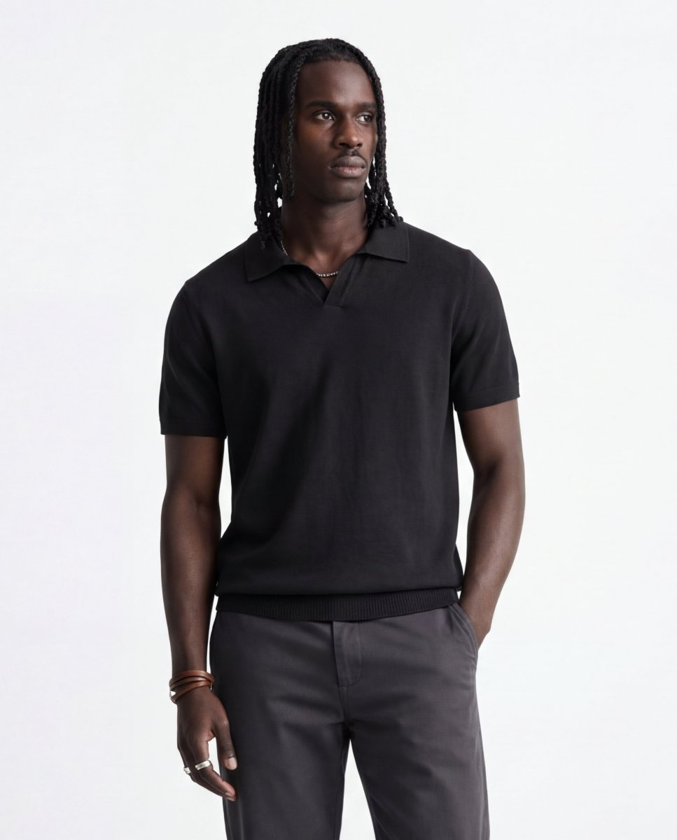 SOFTLINE TEE BLACK - Benevierre