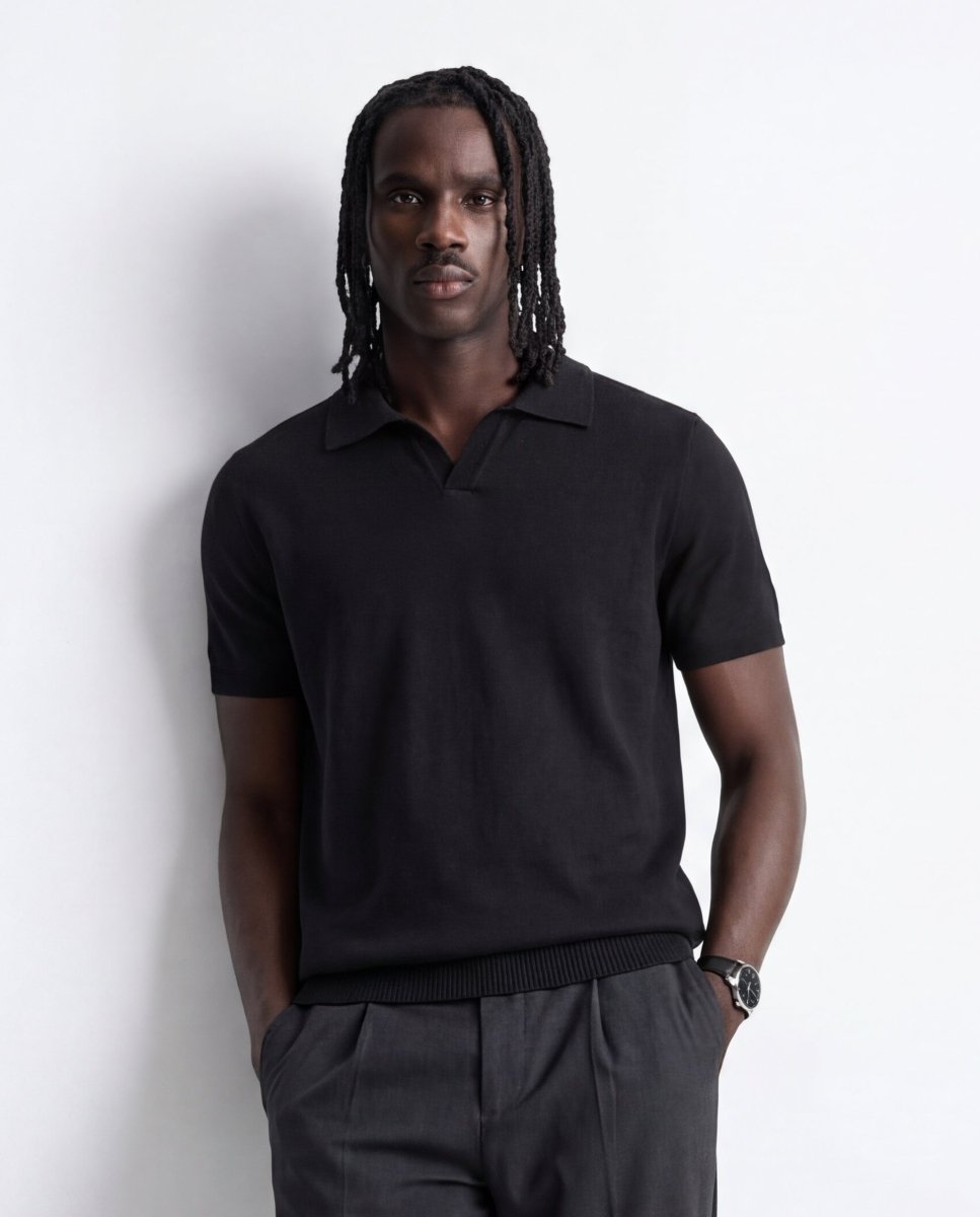 SOFTLINE TEE BLACK - Benevierre