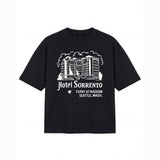 'SORRENTO' BLACK TEE - Benevierre