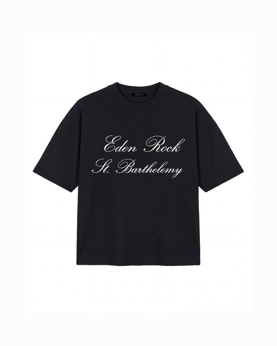'ST. BARTHELEMY' BLACK TEE - Benevierre