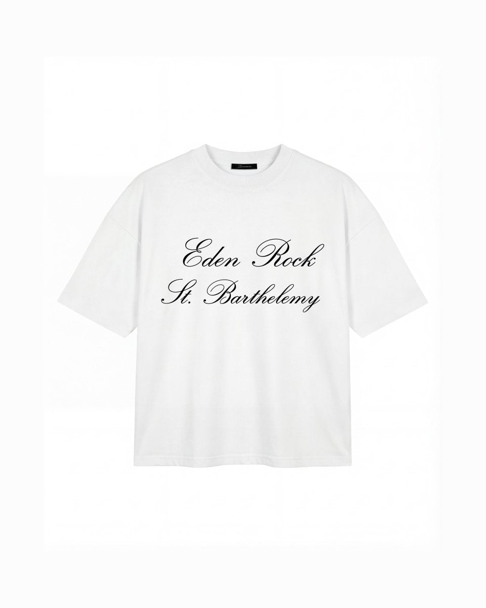 'ST. BARTHELEMY' WHITE TEE - Benevierre