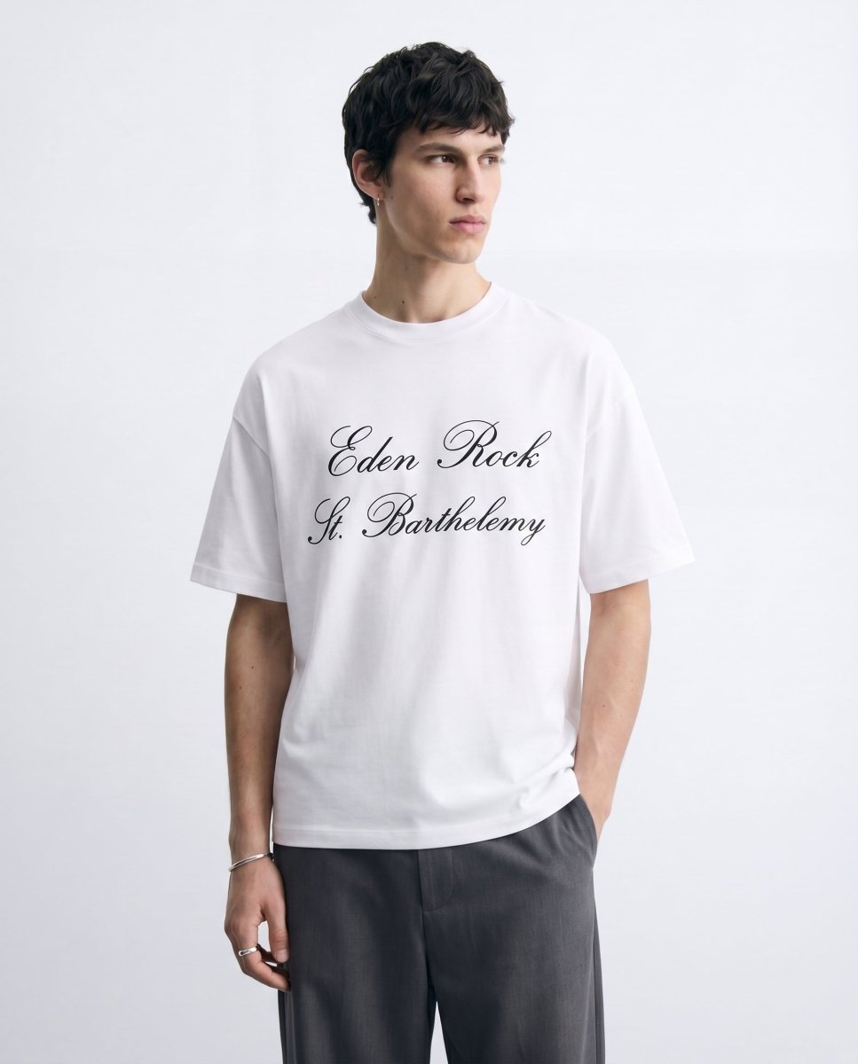 'ST. BARTHELEMY' WHITE TEE - Benevierre