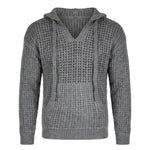 SWEATER HOODLACE GREY - Benevierre