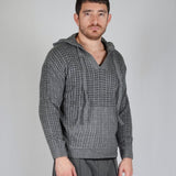 SWEATER HOODLACE GREY - Benevierre
