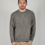 SWEATER TRACE DARK BEIGE