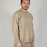 SWEATER TRACE BEIGE