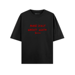 T - SHIRT BLACK MAKE ITALY GREAT AGAIN - Benevierre