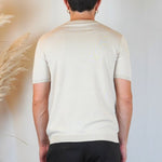 T - SHIRT IN MAGLIA BEIGE - Benevierre