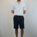 T - SHIRT IN MAGLIA COLLO SERAFINO BIANCA - Benevierre
