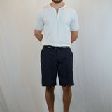 T - SHIRT IN MAGLIA COLLO SERAFINO BIANCA - Benevierre