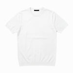 T - SHIRT IN MAGLIA DI VISCOSA BIANCA - Benevierre