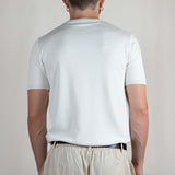 T - SHIRT IN MAGLIA DI VISCOSA BIANCA - Benevierre