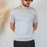 T - SHIRT IN MAGLIA GRIGIA - Benevierre