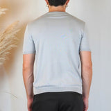 T - SHIRT IN MAGLIA GRIGIA - Benevierre