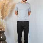 T - SHIRT IN MAGLIA GRIGIA - Benevierre