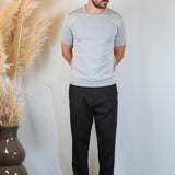 T - SHIRT IN MAGLIA GRIGIA - Benevierre