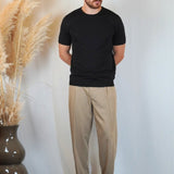 T - SHIRT IN MAGLIA NERA - Benevierre