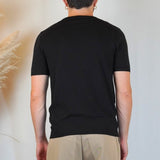 T - SHIRT IN MAGLIA NERA - Benevierre
