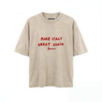 T - SHIRT SAND MAKE ITALY GREAT AGAIN - Benevierre