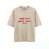 T - SHIRT SAND MAKE ITALY GREAT AGAIN - Benevierre
