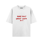 T - SHIRT WHITE MAKE ITALY GREAT AGAIN - Benevierre