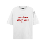T - SHIRT WHITE MAKE ITALY GREAT AGAIN - Benevierre