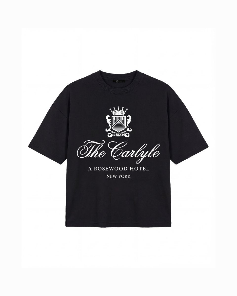 'THE CARLYLE' BLACK TEE - Benevierre