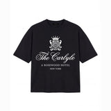 'THE CARLYLE' BLACK TEE - Benevierre
