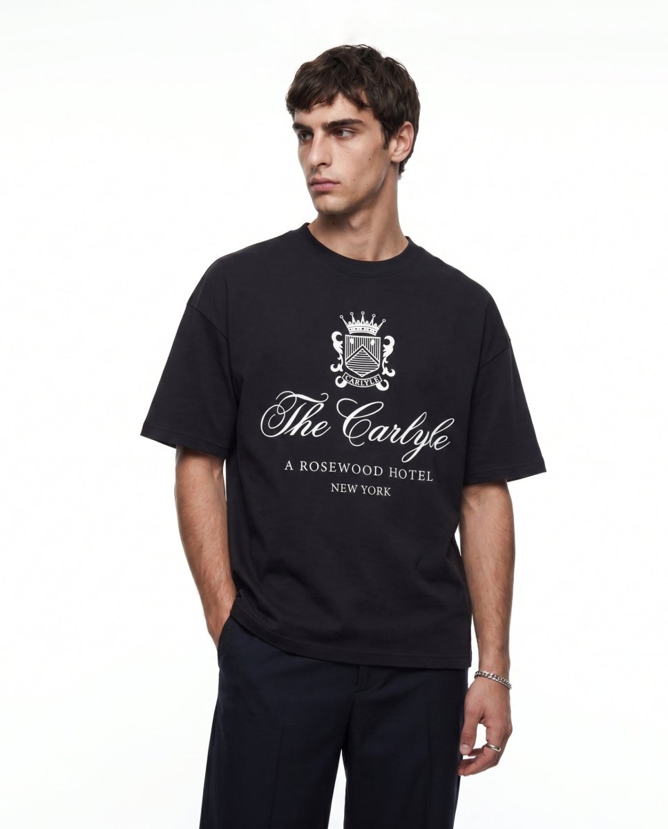 'THE CARLYLE' BLACK TEE - Benevierre