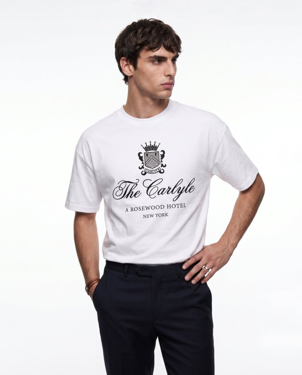 'THE CARLYLE' WHITE TEE - Benevierre