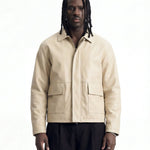 URBAN LEATHER JACKET BEIGE - Benevierre