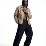URBAN LEATHER JACKET SAND - Benevierre