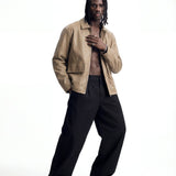 URBAN LEATHER JACKET SAND - Benevierre