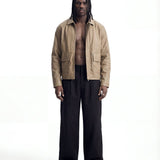 URBAN LEATHER JACKET SAND - Benevierre