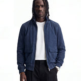VELVET SKY JACKET BLUE - Benevierre