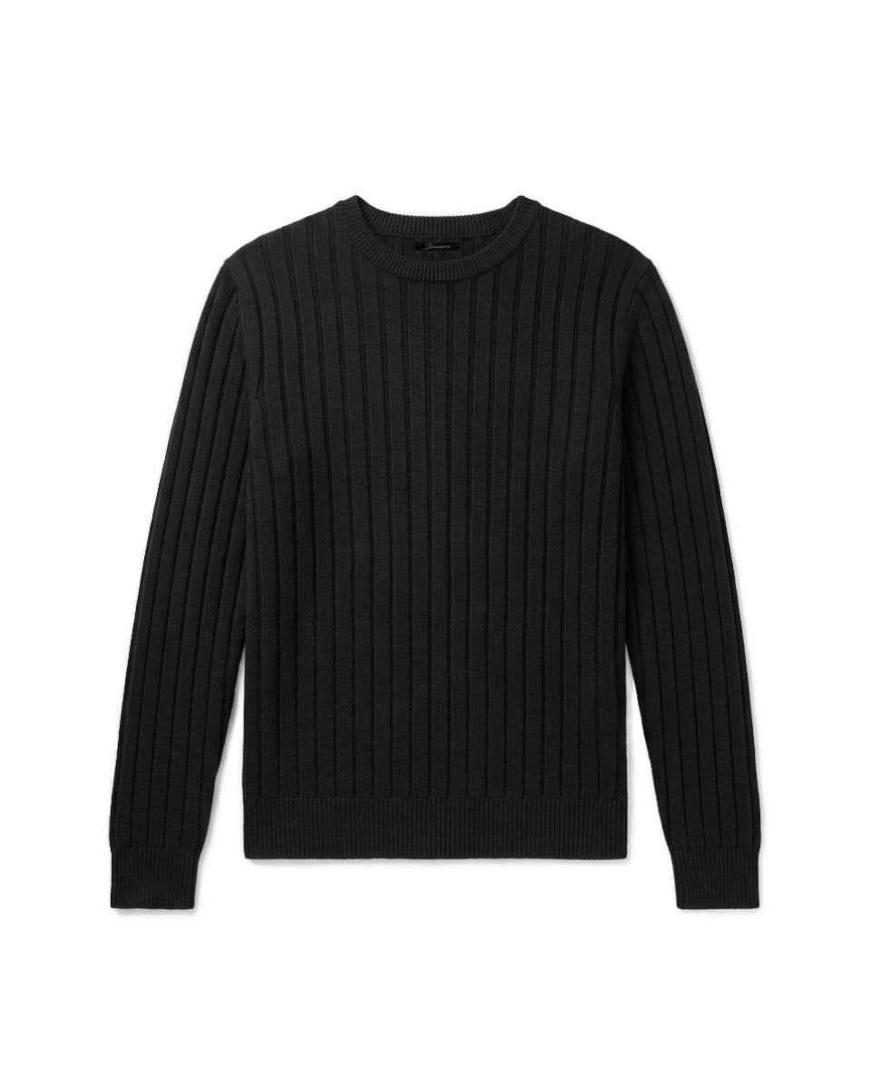 VERTICAL KNIT BLACK - Benevierre