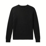 VERTICAL KNIT BLACK - Benevierre