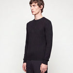 VERTICAL KNIT BLACK - Benevierre