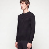 VERTICAL KNIT BLACK - Benevierre