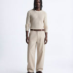 VERTICAL KNIT CREWNECK - Benevierre