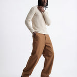 VERTICAL KNIT CREWNECK - Benevierre