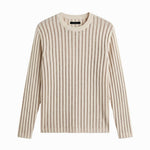 VERTICAL KNIT CREWNECK - Benevierre