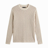 VERTICAL KNIT CREWNECK - Benevierre