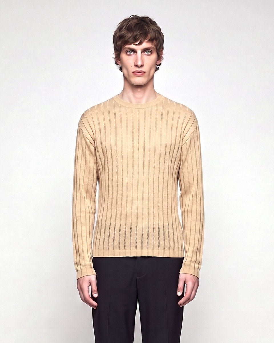 VERTICAL KNIT SAND - Benevierre