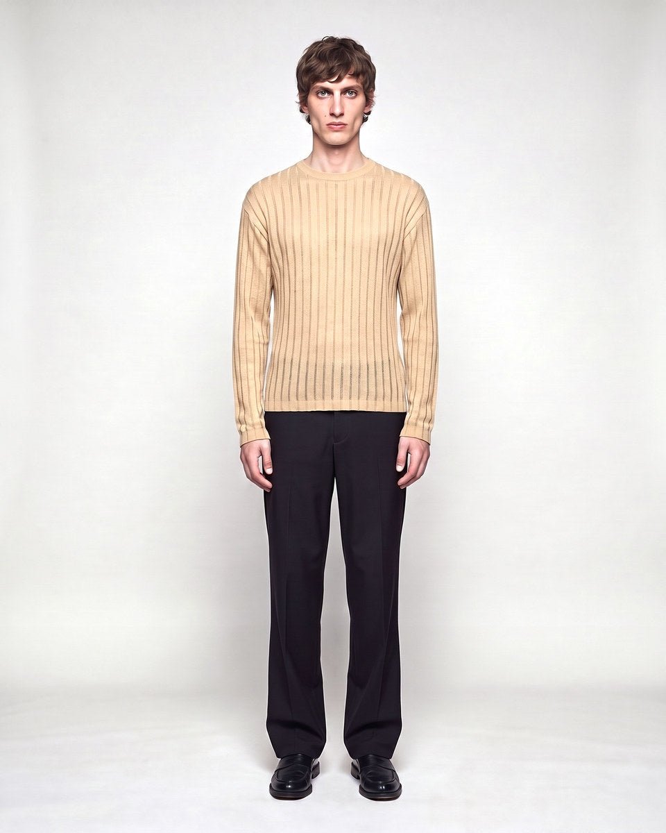 VERTICAL KNIT SAND - Benevierre