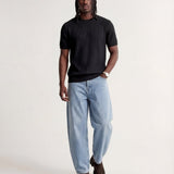 VERTICAL KNIT TEE BLACK - Benevierre