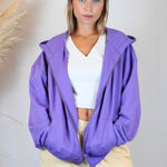 VIOLET ZIP HOODIE - Benevierre