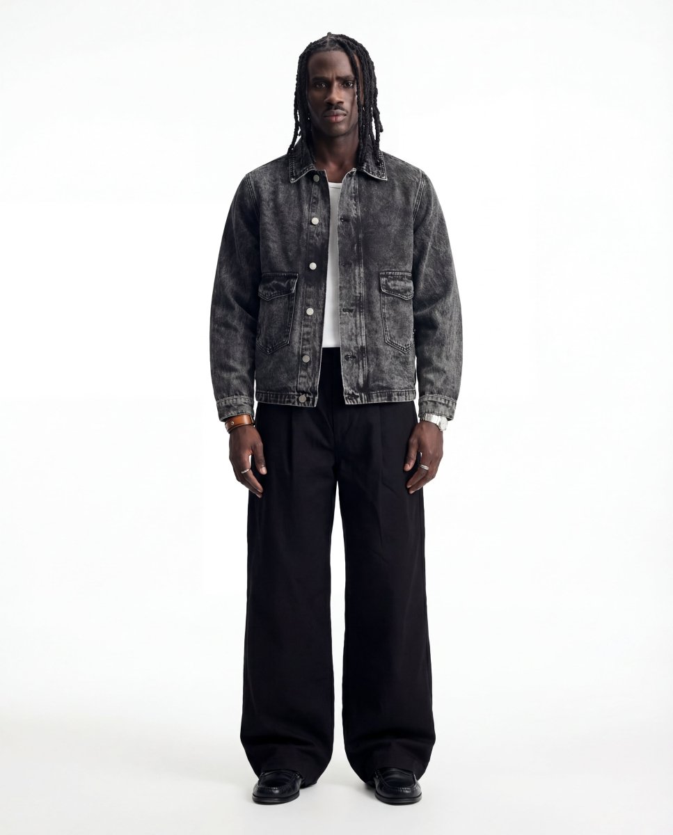 WASHED DENIM JACKET - Benevierre